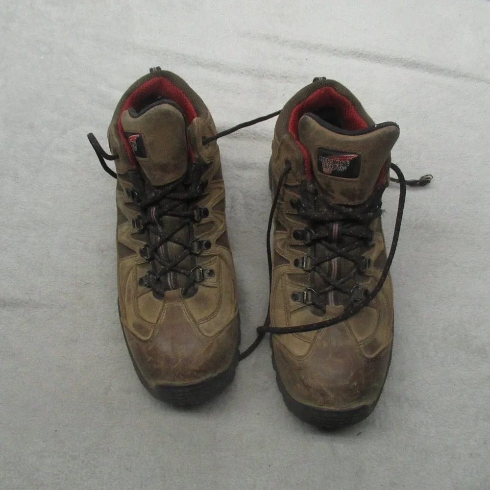 Red Wing Mens 11D Boots Brown Leather TruHiker Waterproof Rugged Safety Toe Hike